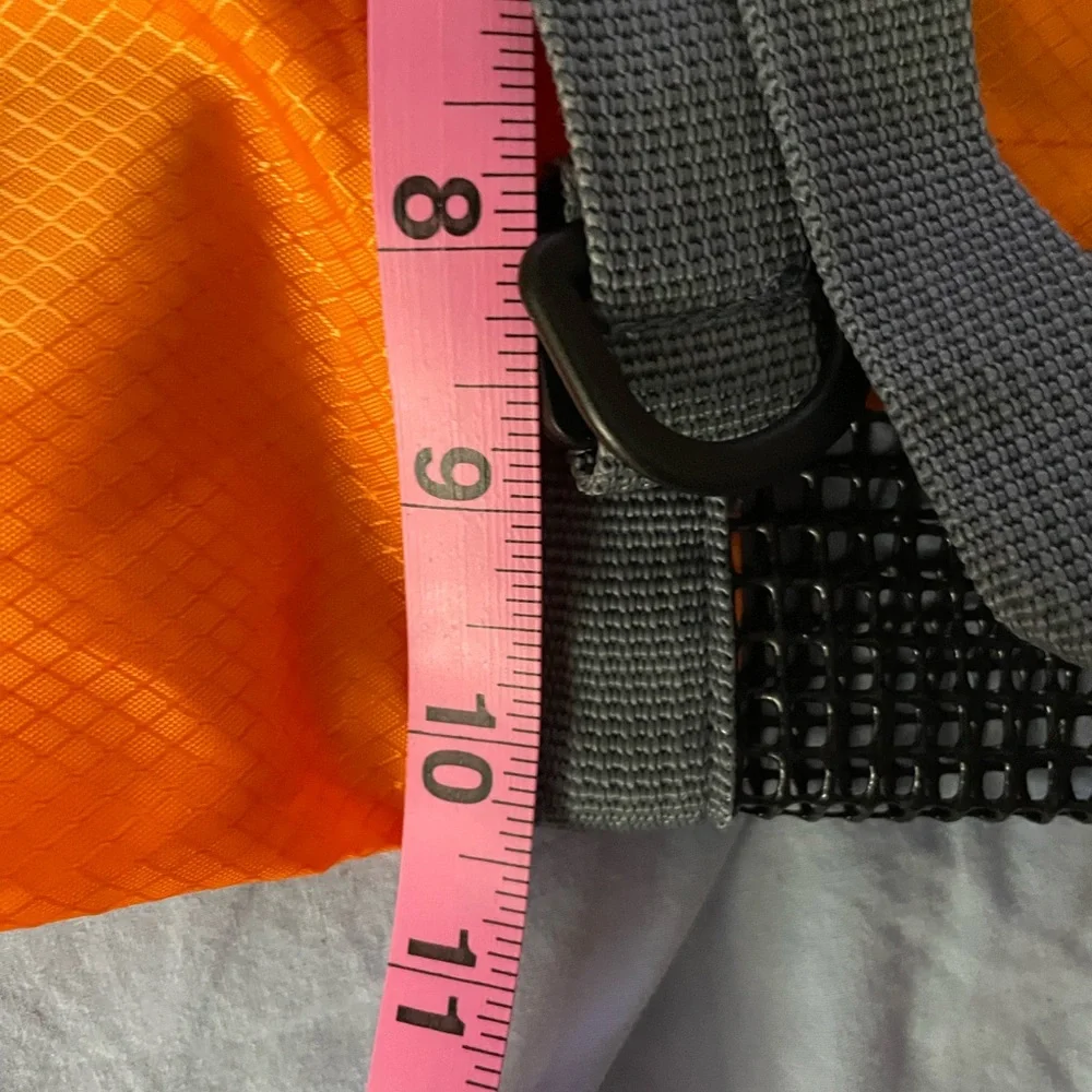 Hello Mow & Wow Nylon Rubber Mesh Orange Dog Dog Carrier